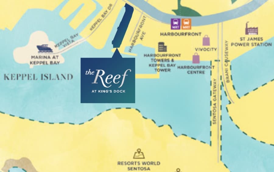 The Reef @ King's Docko Location Map