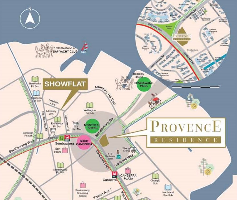Provence Residence EC ocation Map