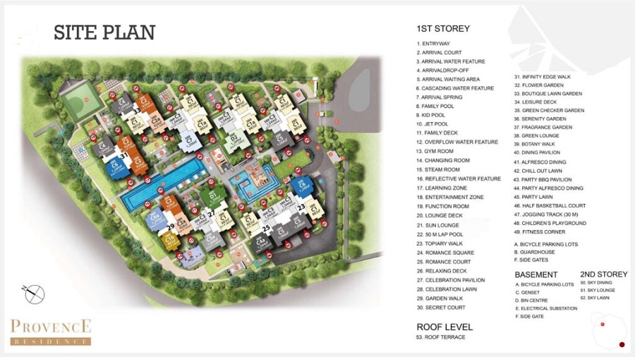 Provence Residence Site Plan