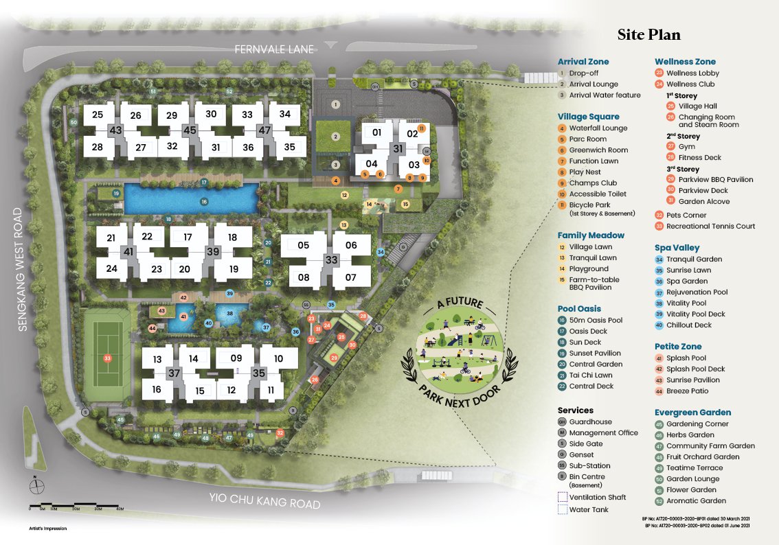 Parc Greenwich EC Site Plan