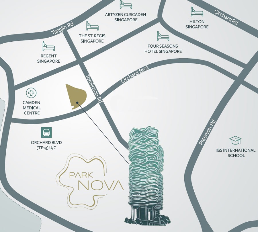 Park Nova Location Map