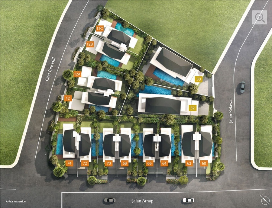 One Tree Hill Collection Site Plan