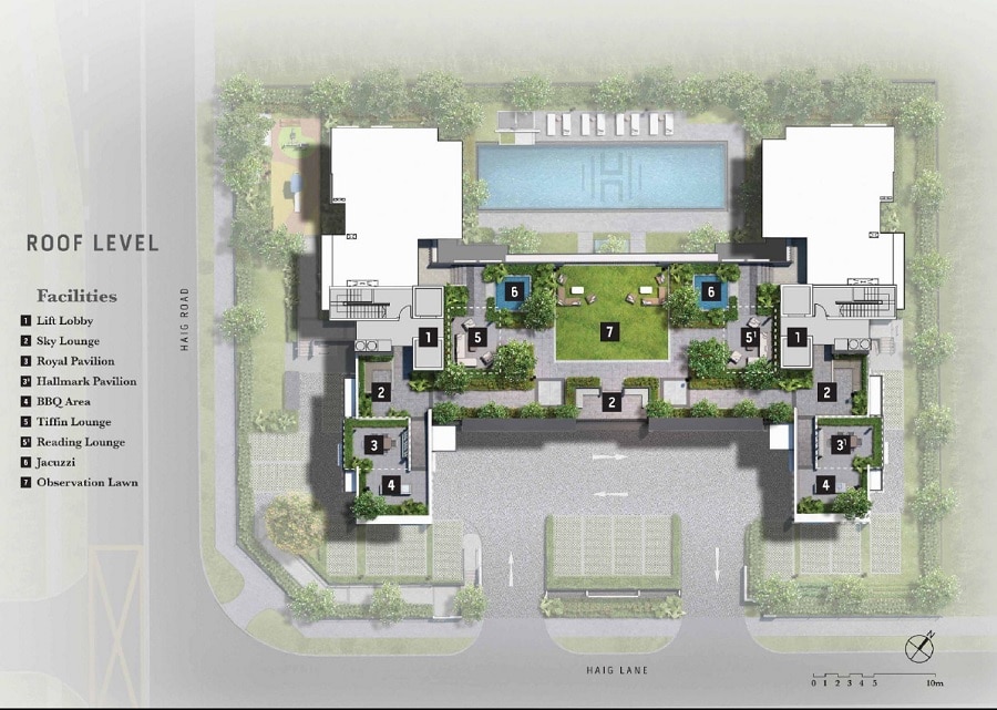 Royal Hallmark Site Plan