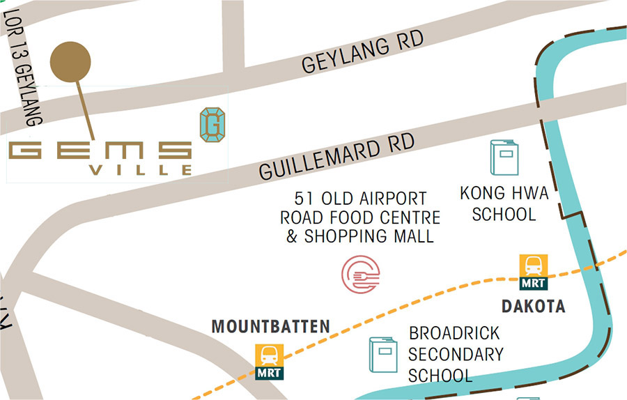 Gems Ville Location Map