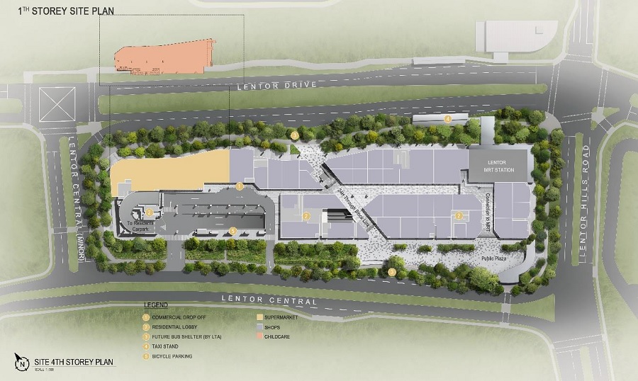 Lentor Modern Site Plan 1