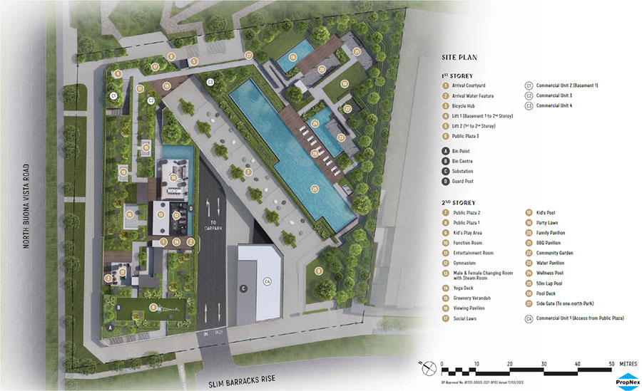 Blossoms By The Park Site Plan