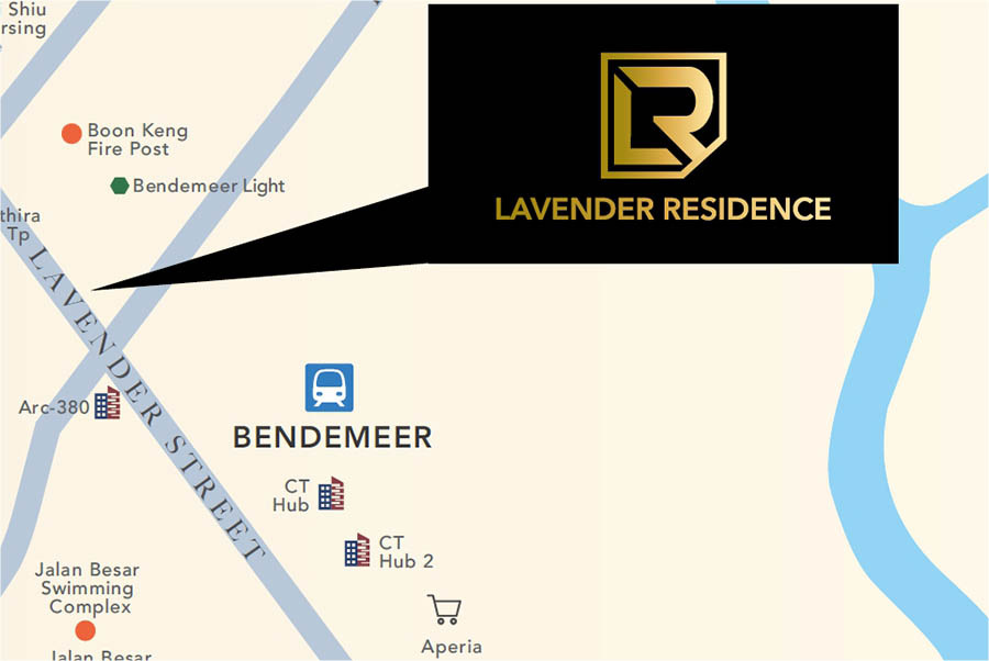 Lavender Residence Location Map