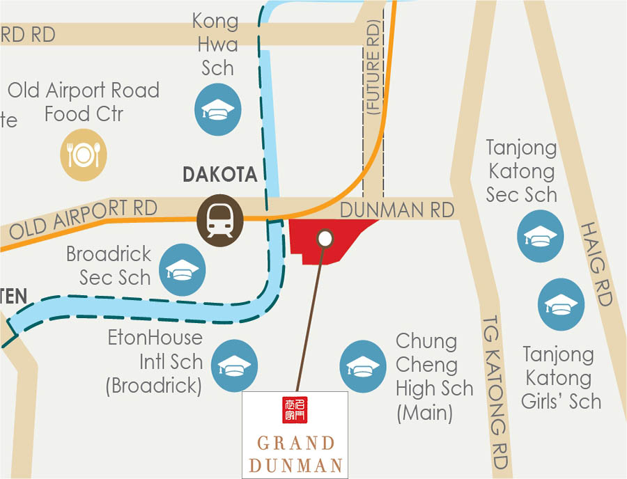 Grand Dunman Location Map