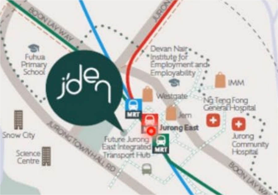 jDen Location Map