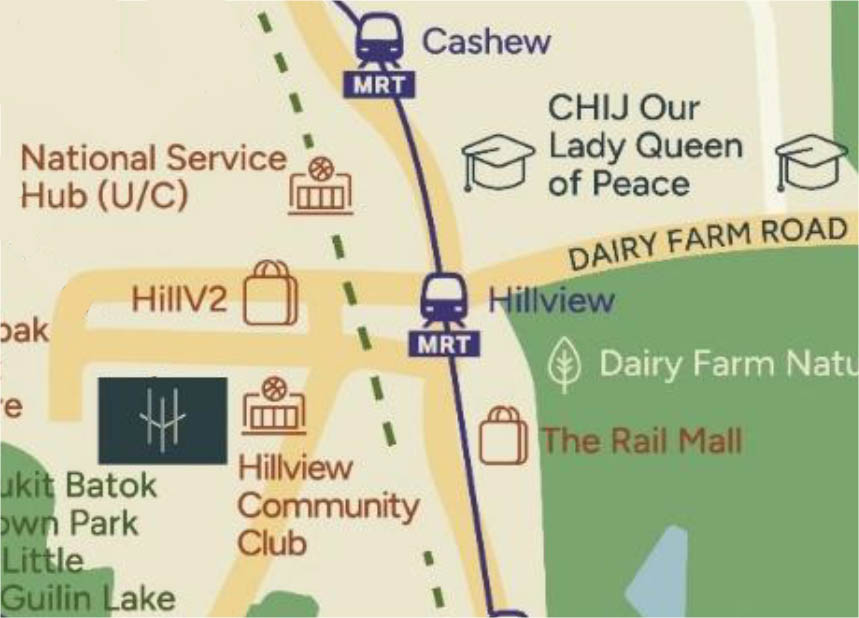 Hillhaven Location Map