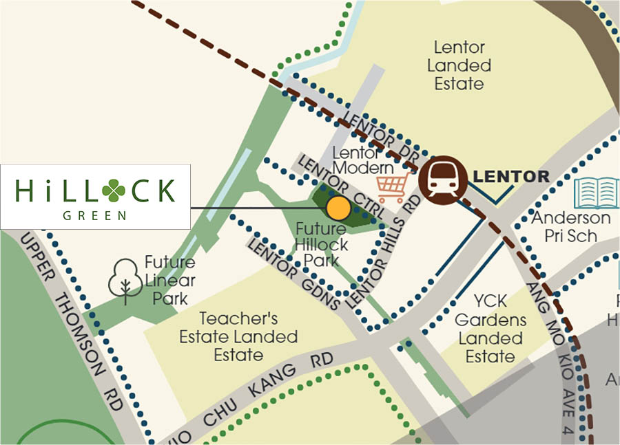 Hillock Green Site Plan