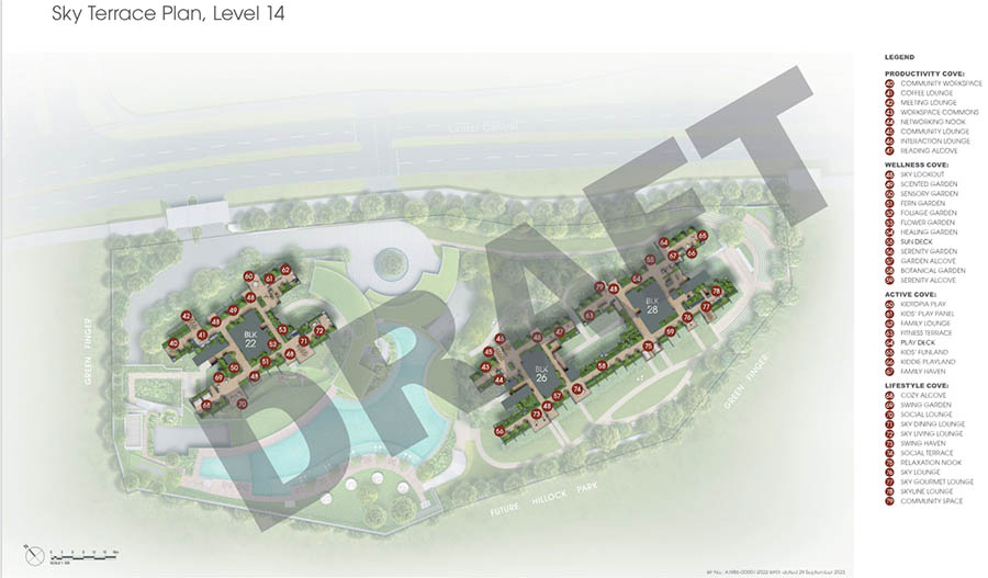 Hillock Green Site Plan 2