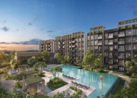 Narra Residences façade at Dairy Farm Walk, a low-density family-oriented condominium in District 23 Singapore