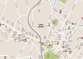 Location map of Sophia Meadow at 132 Sophia Road, illustrating its elevated position near Mount Sophia and proximity to Dhoby Ghaut MRT in Singapore’s Core Central Region.