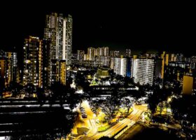 Singapore skyline with modern residential condominiums, illustrating long-term capital allocation through new launch condo purchases