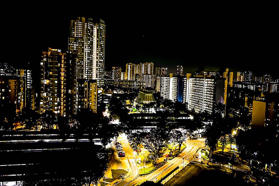 Singapore skyline with modern residential condominiums, illustrating long-term capital allocation through new launch condo purchases