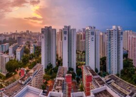 Singapore skyline with modern residential condominiums, illustrating long-term ownership perspective in new launch condo decisions