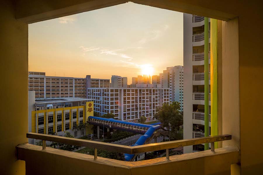Singapore skyline with modern residential condominiums, illustrating timeline risk in new launch condo ownership