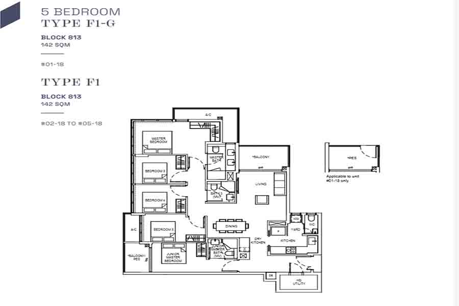 Bagnall Haus 5 bedroom floor plan layout showing internal configuration and room zoning