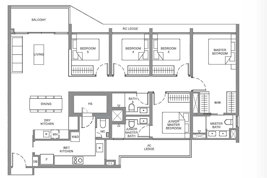 Pinery Residences showflat Tampines Singapore