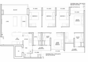 Rivelle Tampines EC floor plan layouts 3 bedroom 4 bedroom 5 bedroom Singapore