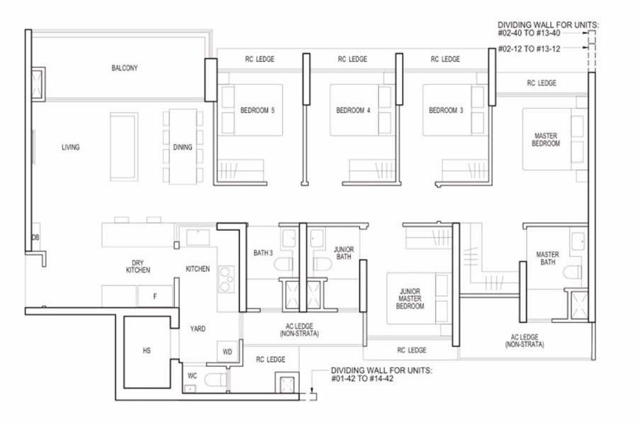Rivelle Tampines EC floor plan layouts 3 bedroom 4 bedroom 5 bedroom Singapore