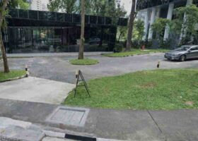 Sophia Meadow showflat location at 1 Cuscaden Walk Orchard Singapore preview sales gallery entrance area