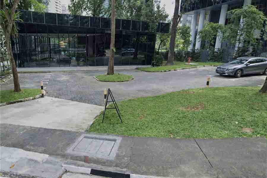 Sophia Meadow showflat location at 1 Cuscaden Walk Orchard Singapore preview sales gallery entrance area