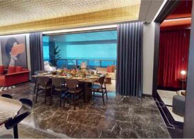 W Residences Marina View Singapore showflat interior illustrating branded luxury residence living in the Downtown Core