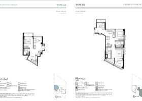 Duet @ Emily 1 bedroom and 2 bedroom floor plan layouts analysis District 9 Singapore