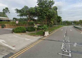 Lentor Gardens Residences showflat location road view near Lentor Gardens in District 26 Singapore