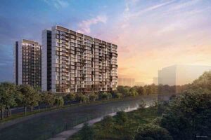 Lucerne Grand condo at Lakeside, Singapore, artist’s impression of the residential development