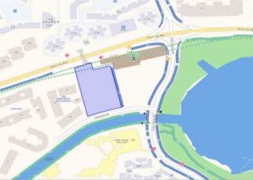 Lucerne Grand location map showing the Lakeside Drive site beside Lakeside MRT and near Jurong Lake Gardens