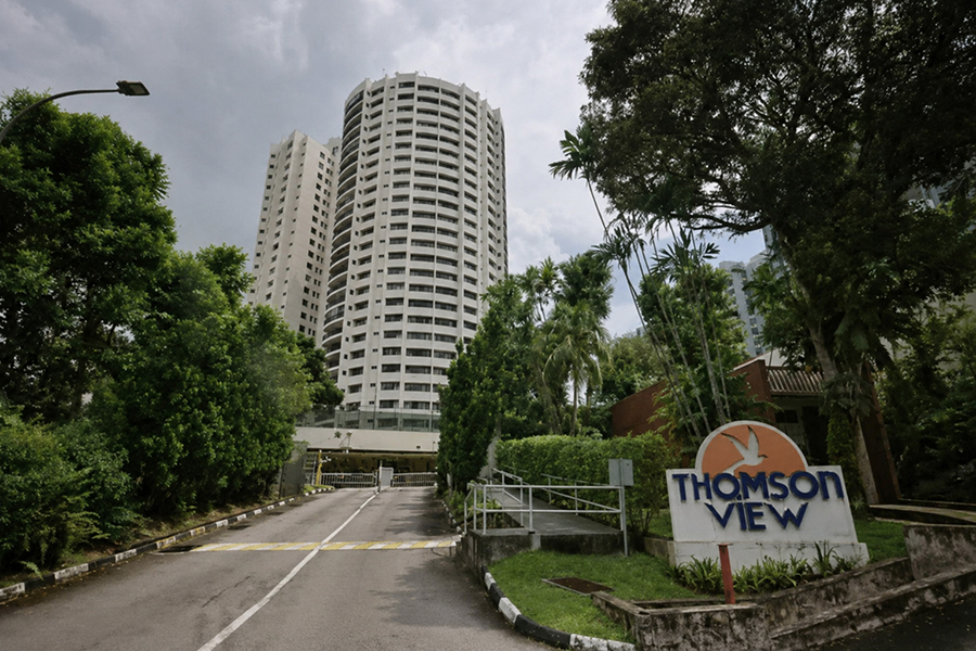Former Thomson View Condominium site at Bright Hill Drive, future Thomson Reserve redevelopment near Upper Thomson MRT