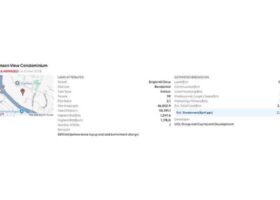Thomson Reserve price guide showing land cost and estimated breakeven analysis for the former Thomson View redevelopment