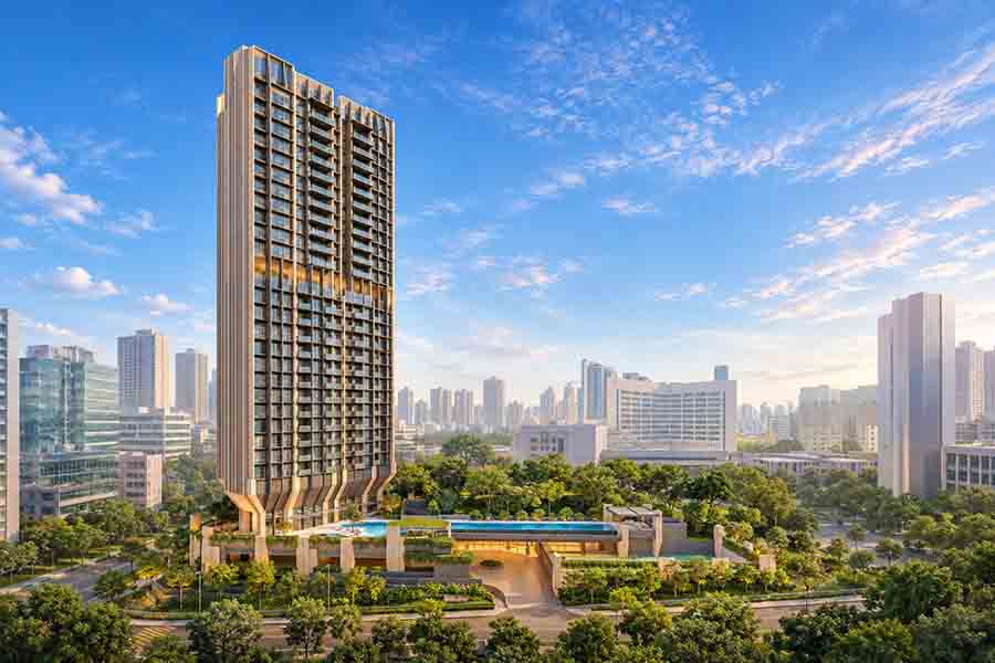 Artist's impression of The Serra Residences, a freehold condominium in Novena, Singapore